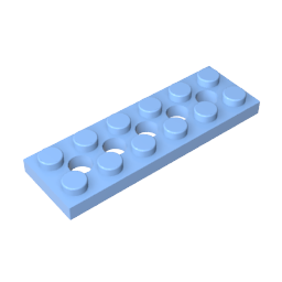 GDS-698 - Technic Plate 2 x 6 [5 Holes]
