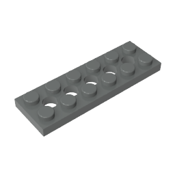 GDS-698 - Technic Plate 2 x 6 [5 Holes]
