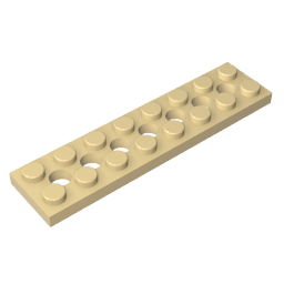 GDS-699 - Technic Plate 2 x 8 [7 Holes]
