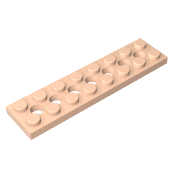 GDS-699 - Technic Plate 2 x 8 [7 Holes]