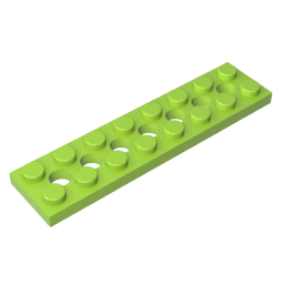 GDS-699 - Technic Plate 2 x 8 [7 Holes]