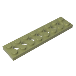 GDS-699 - Technic Plate 2 x 8 [7 Holes]