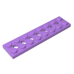 GDS-699 - Technic Plate 2 x 8 [7 Holes]