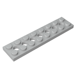 GDS-699 - Technic Plate 2 x 8 [7 Holes]