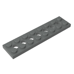 GDS-699 - Technic Plate 2 x 8 [7 Holes]