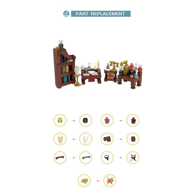 MOC-119625 ALCHEMIST LABORATORY MOC (Fantasy/Castle theme)– MOC