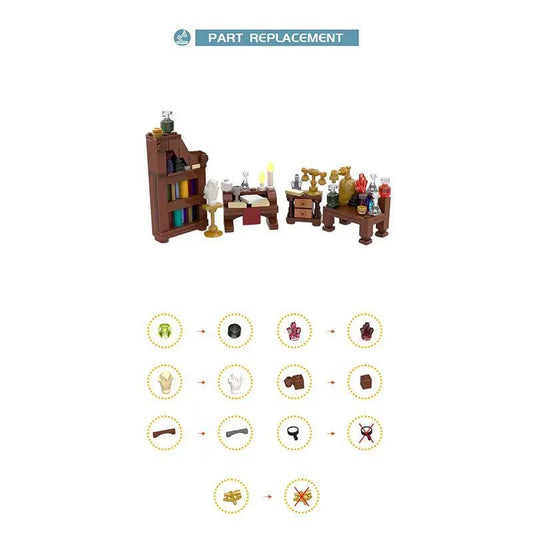MOC-119625 ALCHEMIST LABORATORY MOC (Fantasy/Castle theme)