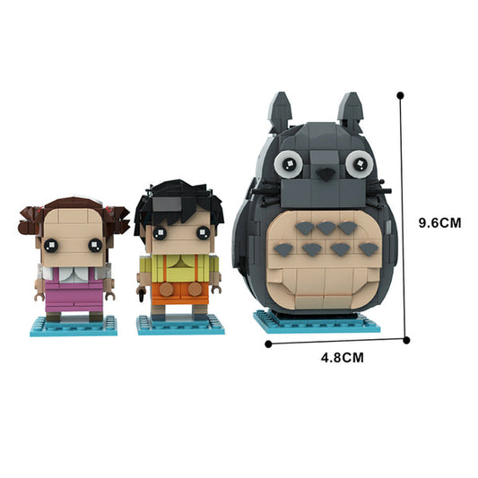 MOC-123532 Totoro, Satsuki & Mei - Studio Ghibli