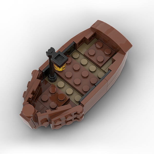 MOC-56225 Rowing Boat Add on for 2bricks Boathouse MOC