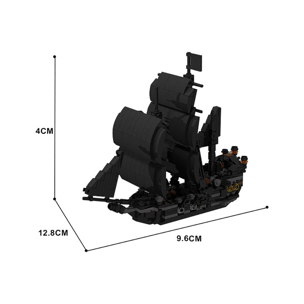 MOC-145843 [Mini Ships] Mini The Black Pearl 4184– MOC Brick Store