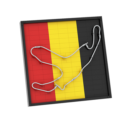 MOC-92879 Spa Francorchamps Track map