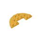 GDS-705 - Plate Round Half 3 x 6 with 1 x 2 Cutout