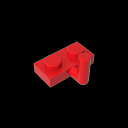 GDS-709 - Plate Special 1 x 2 with Arm Up [Horizontal Arm 6mm]
