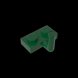 GDS-709 - Plate Special 1 x 2 with Arm Up [Horizontal Arm 6mm]
