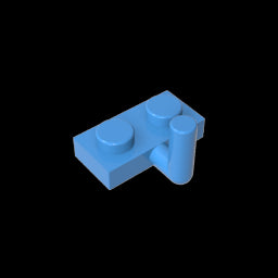 GDS-709 - Plate Special 1 x 2 with Arm Up [Horizontal Arm 6mm]