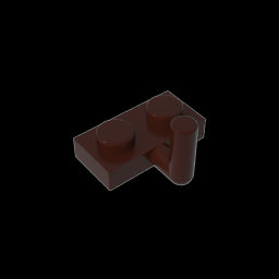 GDS-709 - Plate Special 1 x 2 with Arm Up [Horizontal Arm 6mm]