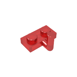 GDS-709 - Plate Special 1 x 2 with Arm Up [Horizontal Arm 6mm]