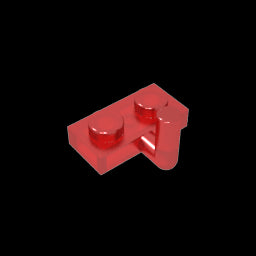 GDS-709 - Plate Special 1 x 2 with Arm Up [Horizontal Arm 6mm]
