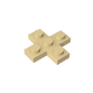 GDS-710 - Plate 3 x 3 Cross