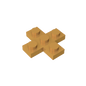GDS-710 - Plate 3 x 3 Cross
