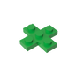 GDS-710 - Plate 3 x 3 Cross