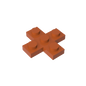 GDS-710 - Plate 3 x 3 Cross