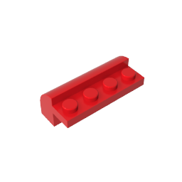 GDS-712 - Brick Curved 2 x 4 x 1 1/3 with Curved Top
