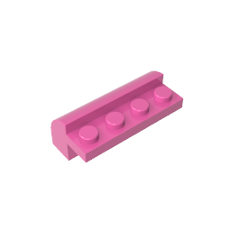 GDS-712 - Brick Curved 2 x 4 x 1 1/3 with Curved Top