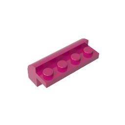 GDS-712 - Brick Curved 2 x 4 x 1 1/3 with Curved Top