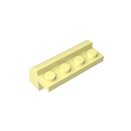 GDS-712 - Brick Curved 2 x 4 x 1 1/3 with Curved Top