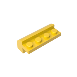 GDS-712 - Brick Curved 2 x 4 x 1 1/3 with Curved Top