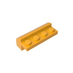 GDS-712 - Brick Curved 2 x 4 x 1 1/3 with Curved Top