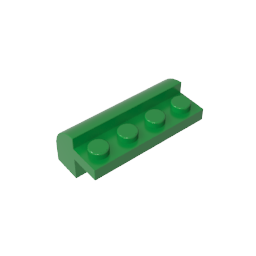 GDS-712 - Brick Curved 2 x 4 x 1 1/3 with Curved Top
