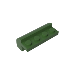 GDS-712 - Brick Curved 2 x 4 x 1 1/3 with Curved Top