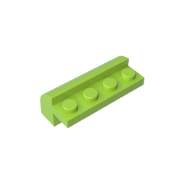 GDS-712 - Brick Curved 2 x 4 x 1 1/3 with Curved Top