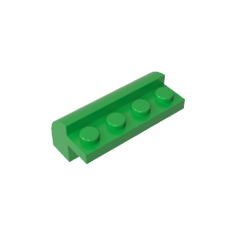 GDS-712 - Brick Curved 2 x 4 x 1 1/3 with Curved Top