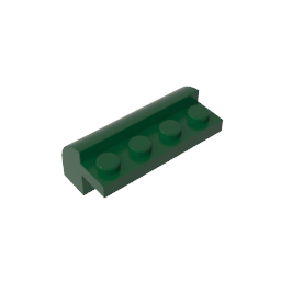 GDS-712 - Brick Curved 2 x 4 x 1 1/3 with Curved Top