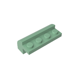 GDS-712 - Brick Curved 2 x 4 x 1 1/3 with Curved Top