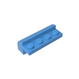 GDS-712 - Brick Curved 2 x 4 x 1 1/3 with Curved Top