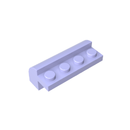 GDS-712 - Brick Curved 2 x 4 x 1 1/3 with Curved Top