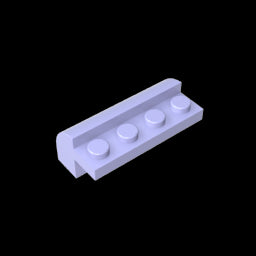 GDS-712 - Brick Curved 2 x 4 x 1 1/3 with Curved Top