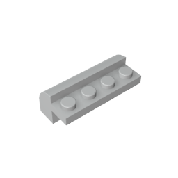 GDS-712 - Brick Curved 2 x 4 x 1 1/3 with Curved Top