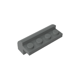 GDS-712 - Brick Curved 2 x 4 x 1 1/3 with Curved Top
