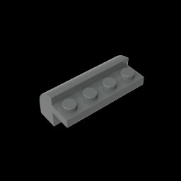 GDS-712 - Brick Curved 2 x 4 x 1 1/3 with Curved Top