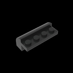 GDS-712 - Brick Curved 2 x 4 x 1 1/3 with Curved Top