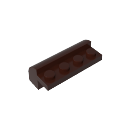 GDS-712 - Brick Curved 2 x 4 x 1 1/3 with Curved Top