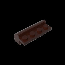 GDS-712 - Brick Curved 2 x 4 x 1 1/3 with Curved Top
