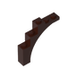 GDS-715 - Brick Arch 1 x 5 x 4 [Irregular Bow, Raised Underside Cross Supports]