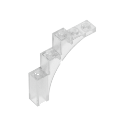 GDS-715 - Brick Arch 1 x 5 x 4 [Irregular Bow, Raised Underside Cross Supports]
