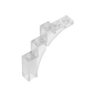 GDS-715 - Brick Arch 1 x 5 x 4 [Irregular Bow, Raised Underside Cross Supports]